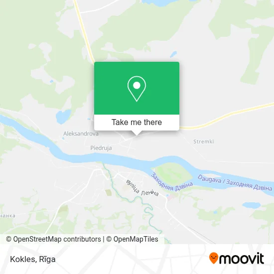 Kokles map