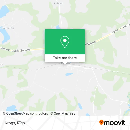Krogs map