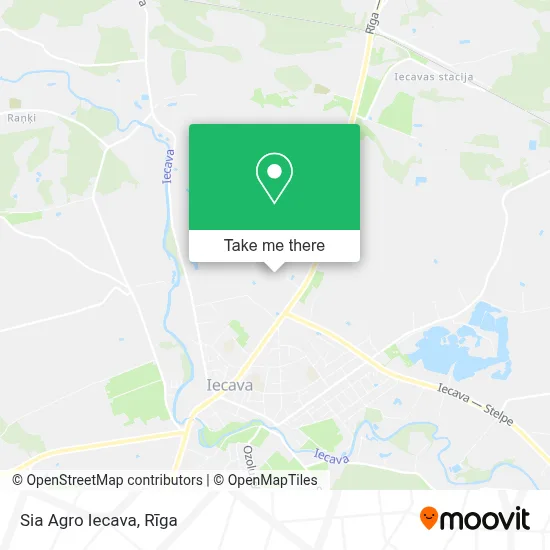 Sia Agro Iecava map