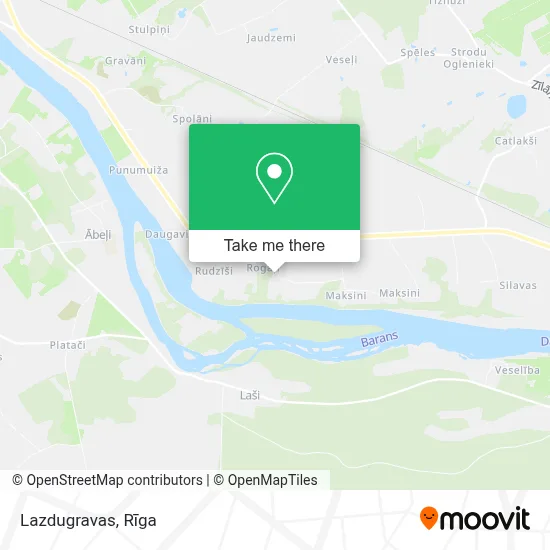 Lazdugravas map
