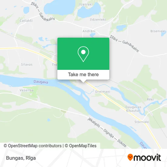 Bungas map