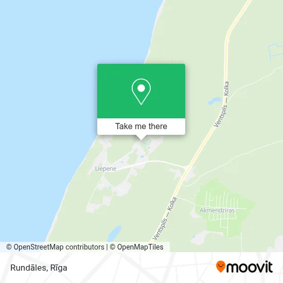 Rundāles map