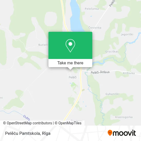 Pelēču Pamtskola map