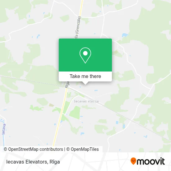 Iecavas Elevators map