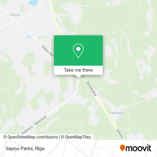Sapņu Parks map
