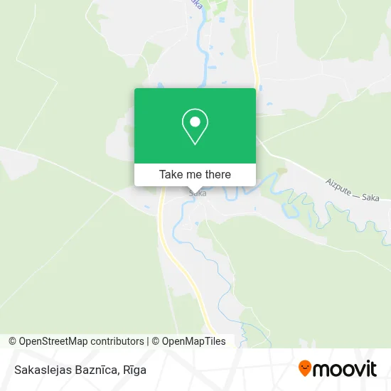Sakaslejas Baznīca map