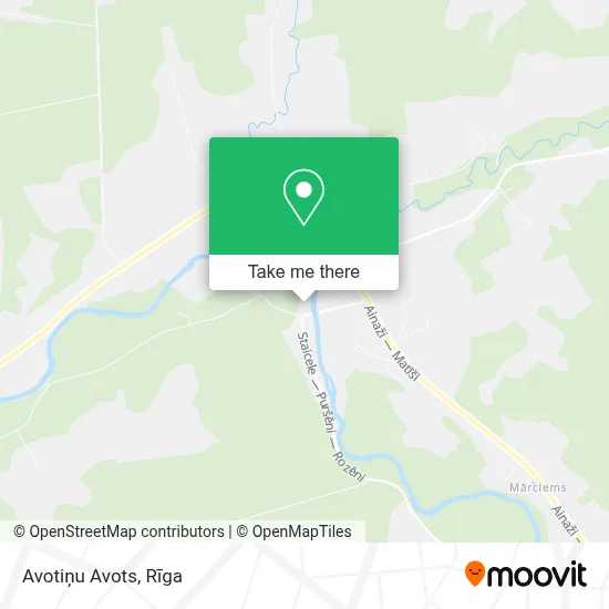 Avotiņu Avots map