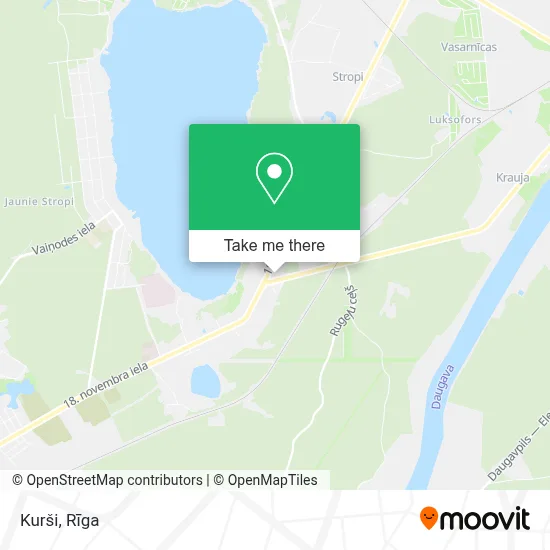 Kurši map