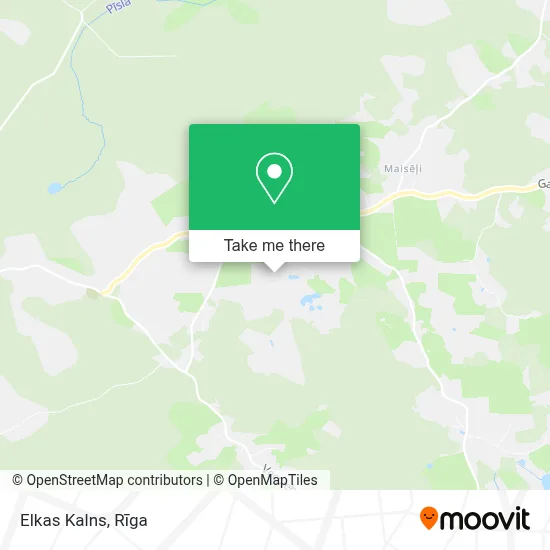 Elkas Kalns map