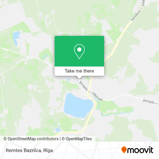 Remtes Baznīca map