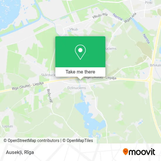 Ausekļi map