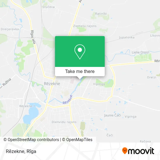 Rēzekne map