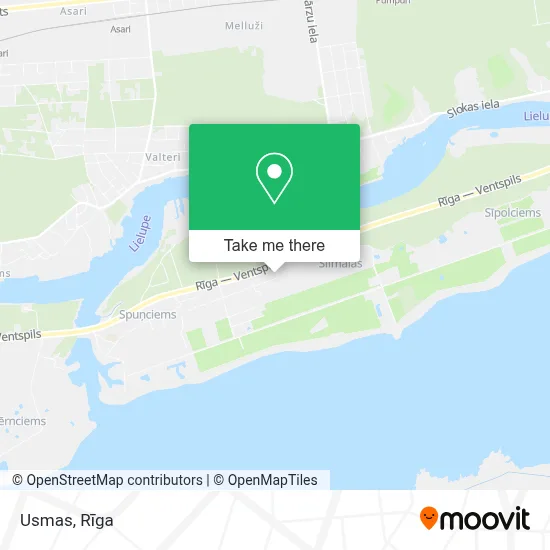 Usmas map