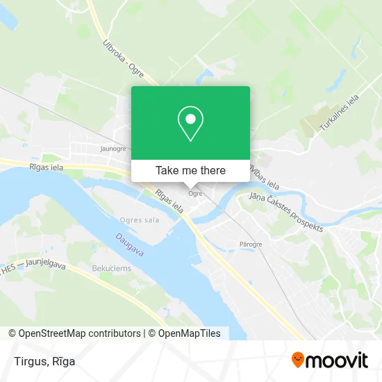 Tirgus map
