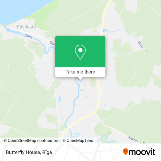 Butterfly House map