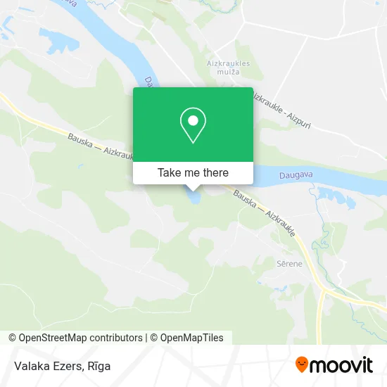 Valaka Ezers map
