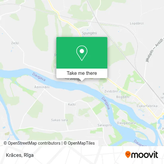 Krāces map