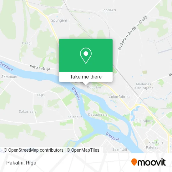 Pakalni map