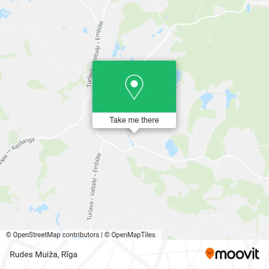 Rudes Muiža map