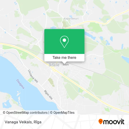 Vanaga Veikals map