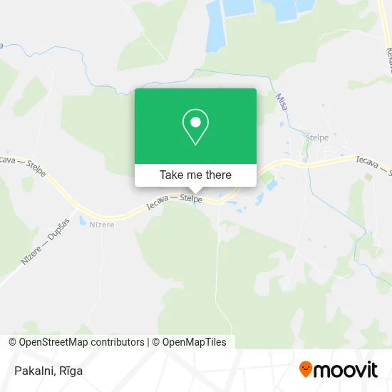 Pakalni map
