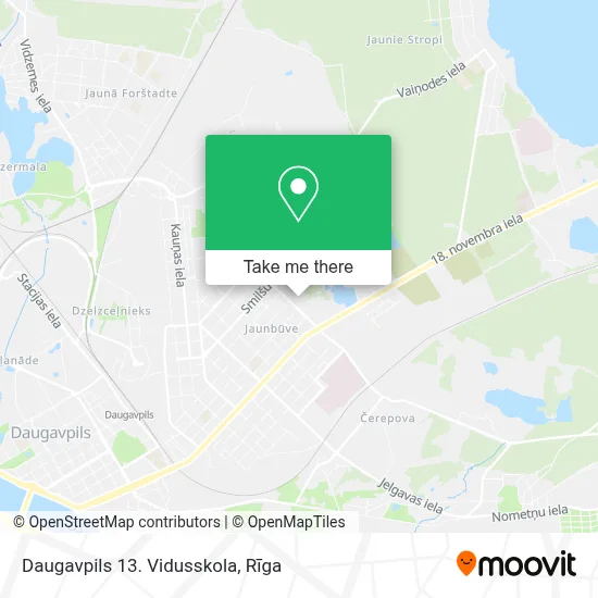 Daugavpils 13. Vidusskola map