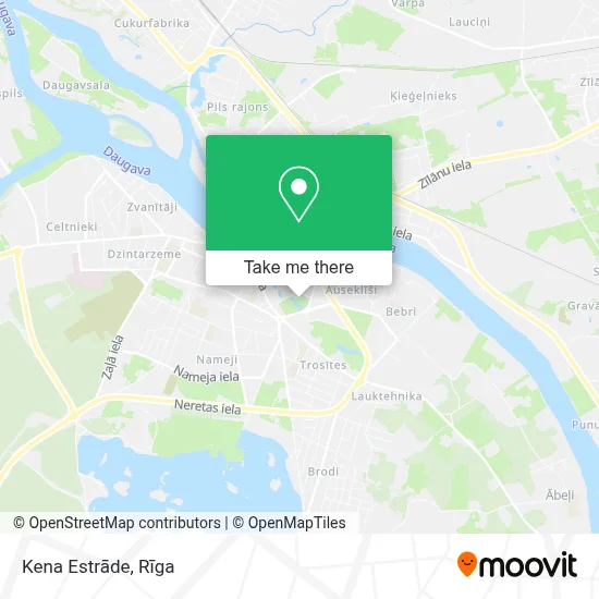 Kena Estrāde map