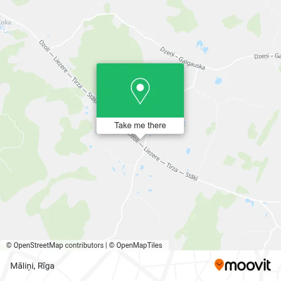 Māliņi map