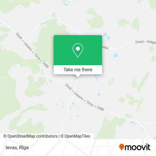 Ievas map
