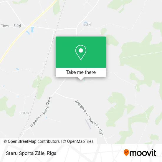 Staru Sporta Zāle map