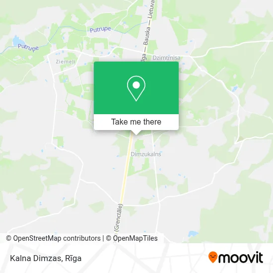 Kalna Dimzas map