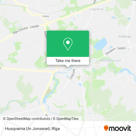 Husqvarna Un Jonsered map