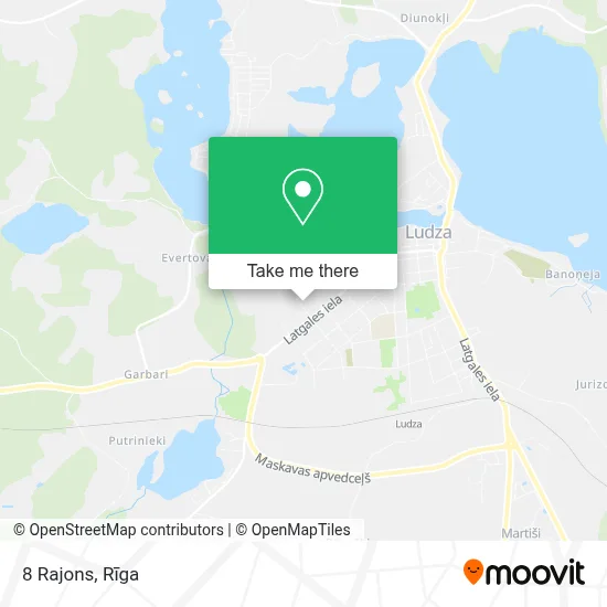 8 Rajons map