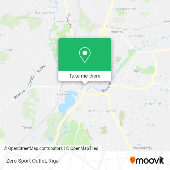 Zero Sport Outlet map