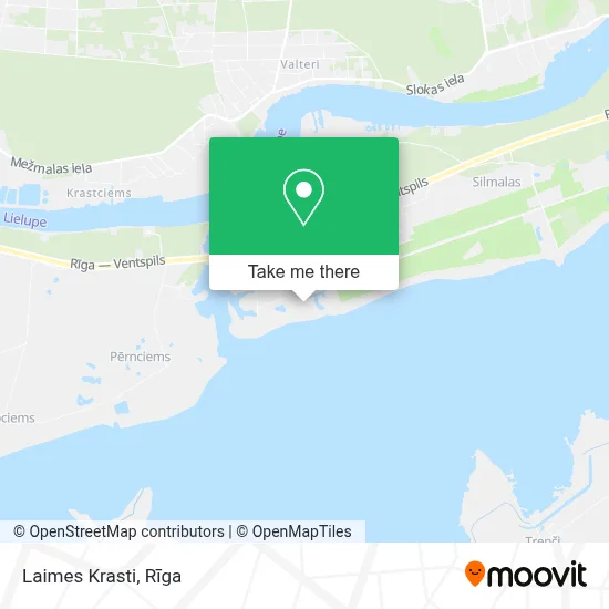 Laimes Krasti map