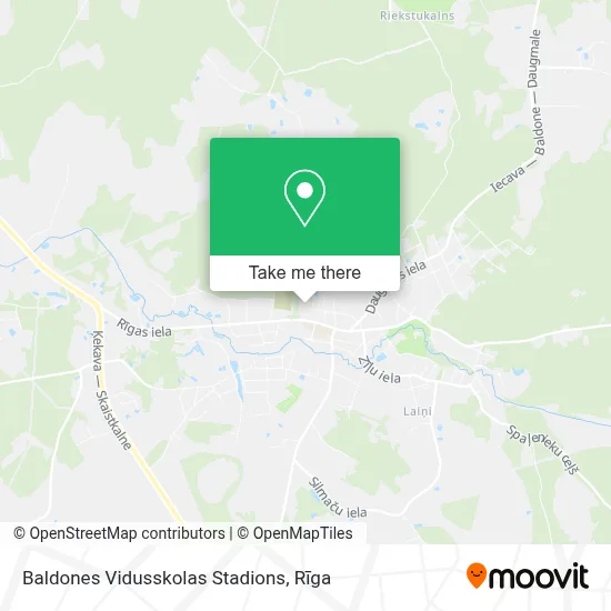 Baldones Vidusskolas Stadions map