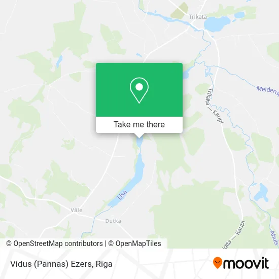 Vidus (Pannas) Ezers map