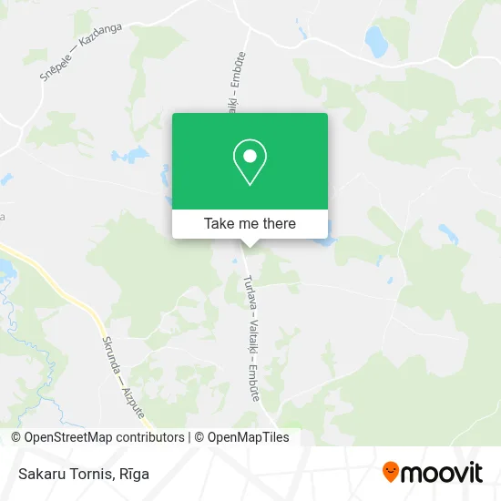 Sakaru Tornis map