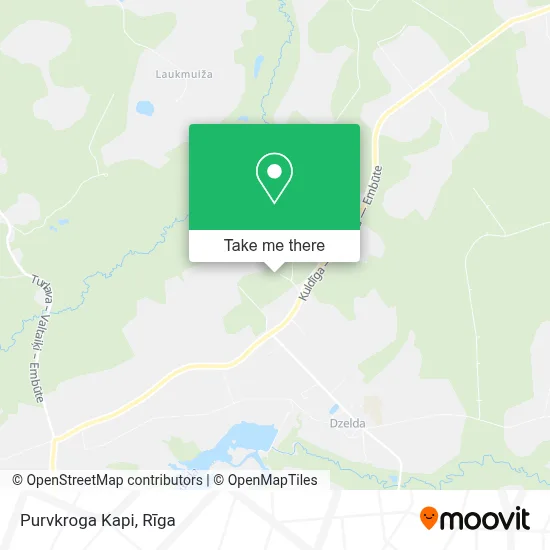 Purvkroga Kapi map