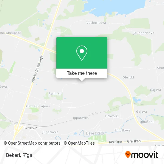 Beķeri map