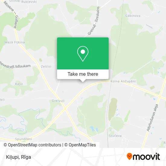 Kiļupi map