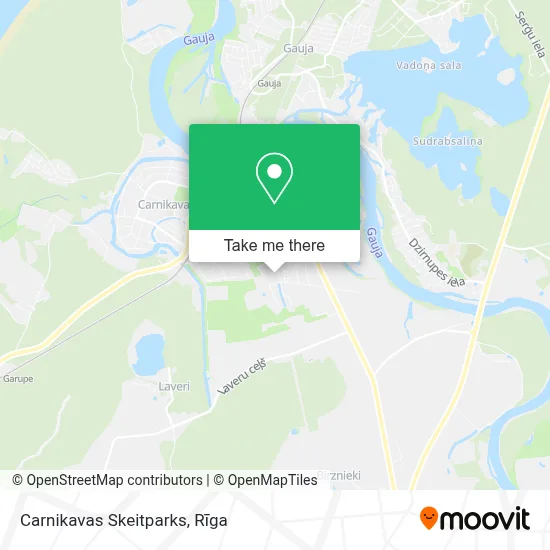 Carnikavas Skeitparks map