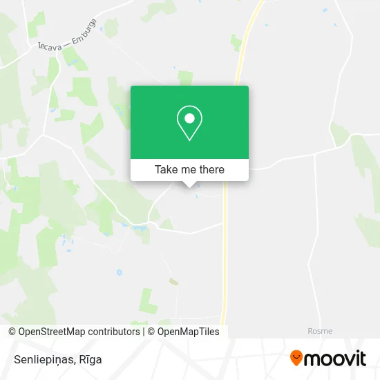 Senliepiņas map