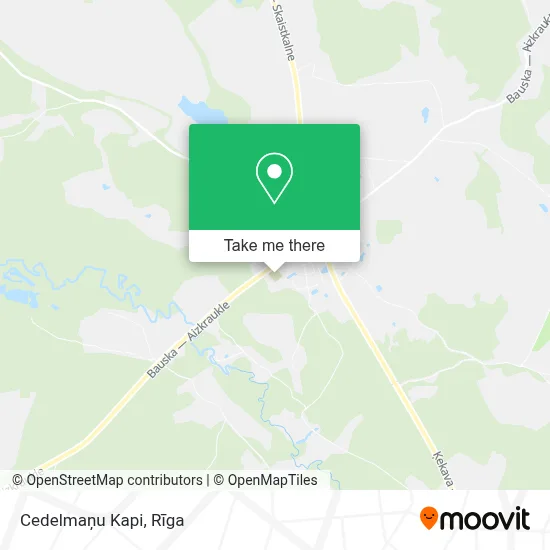 Cedelmaņu Kapi map