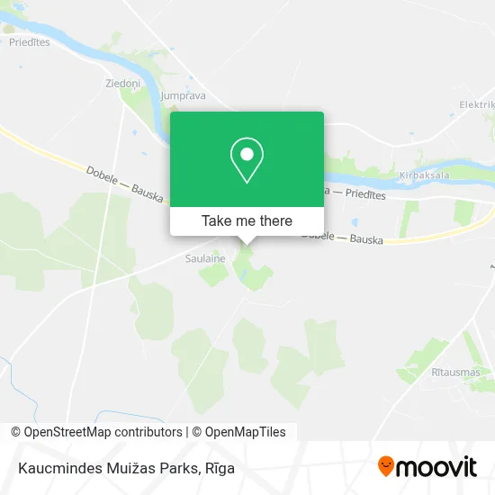 Kaucmindes Muižas Parks map