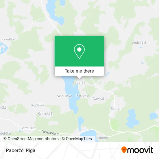 Paberžė map