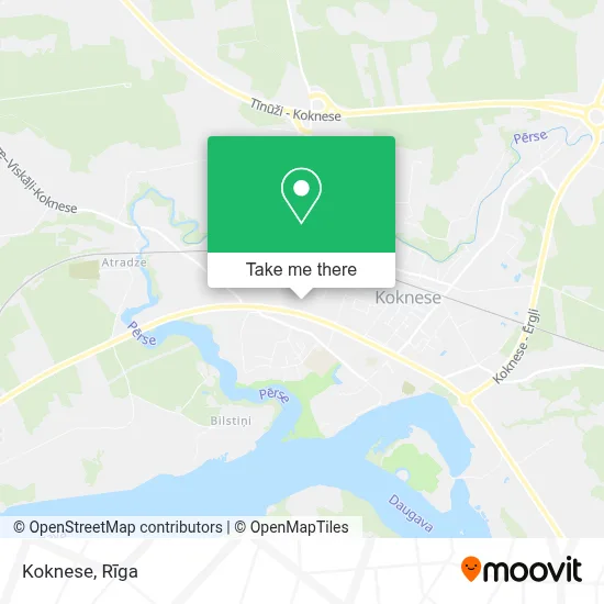 Koknese map