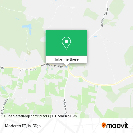 Moderes Dīķis map