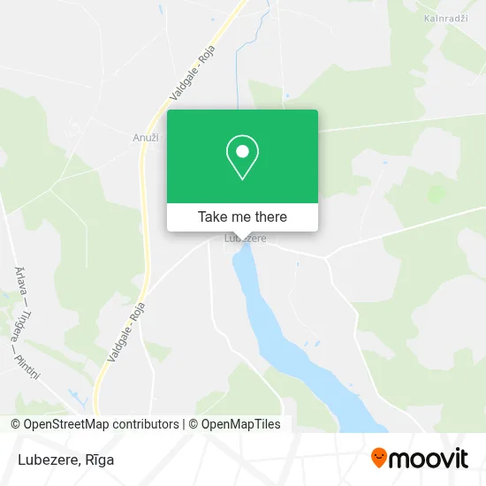 Lubezere map