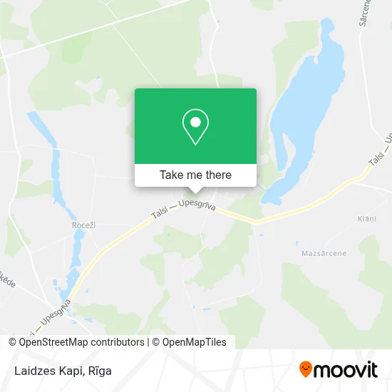 Laidzes Kapi map